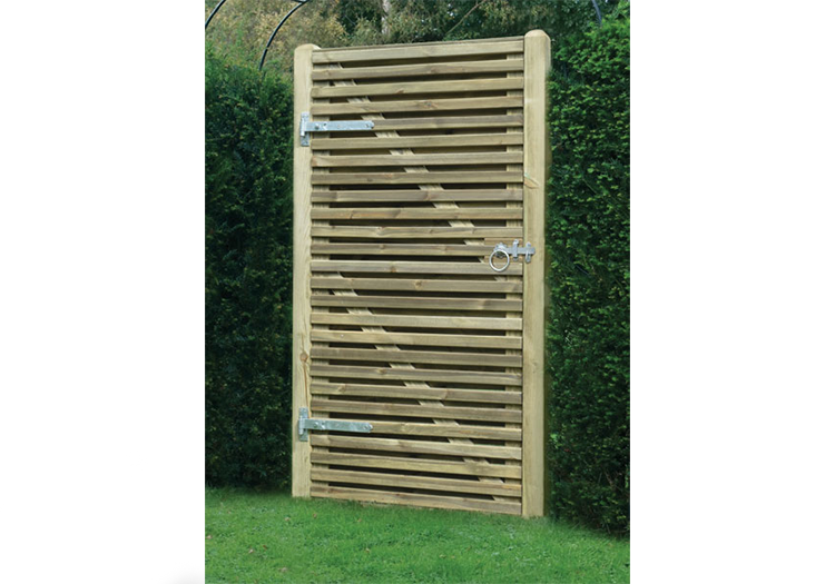 Double Slatted Gate 0.9m x 1.8m