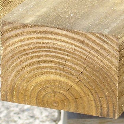 1.8m 100mm x 75mm Fence Post