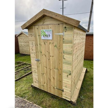 7' x 5' Wooden Apex Storage Shed