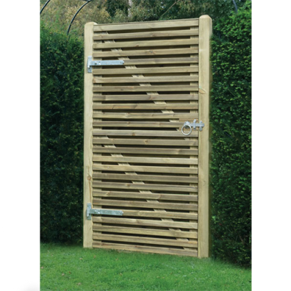 Double Slatted Gate 0.9m x 1.8m