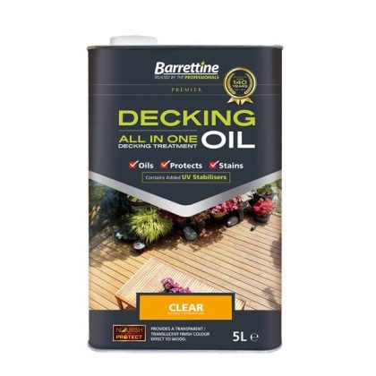 Barrettine Decking Oil - 5L Clear