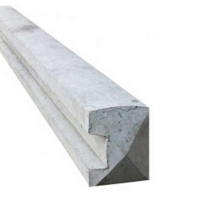 9' 0" End Concrete Post